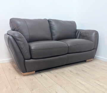 Retro Natuzzi brown leather sofa - Delivery Available 0389