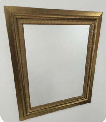 Vintage gold guild rectangle mirror - Delivery Available 0237