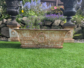 Victorian Iron wreath fluted garden planter - Delivery Available 0324