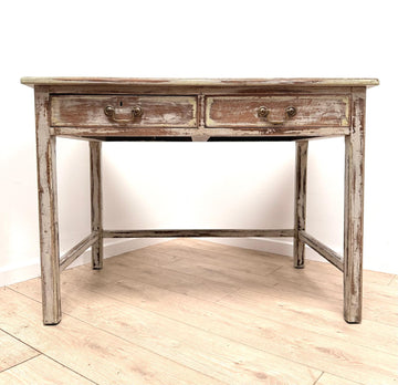 French Vintage pine farmhouse table with Drawers - Delivery available 0263