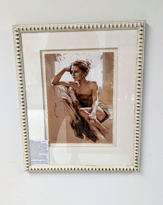 Limited edition "Etude" signed by Paul Hedley rustic paper - UK delivery included.