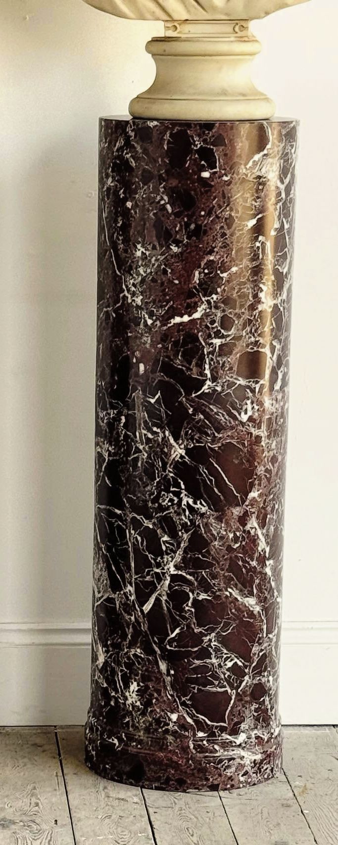 High Quality vintage Exotic Marble Grand Tour Column - Delivery Available In UK