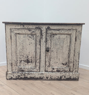 Early 19th century patinated cupboard with 3 shelves - Delivery available 0357