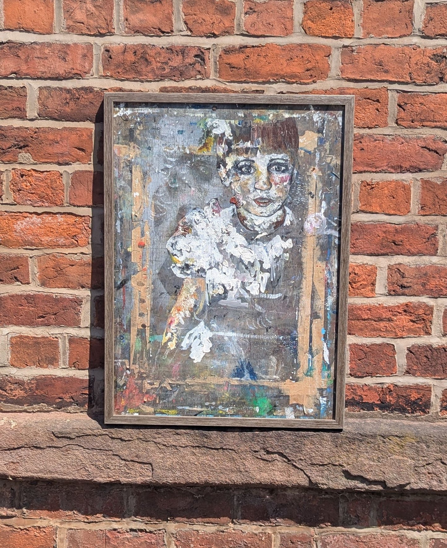Incredible Abstract Art Oil Painting Girl - Delivery Included