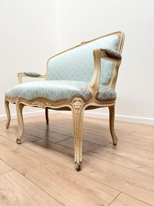 French Regency Bergere Louis XV Style Sofa -  Delivery available 0221.