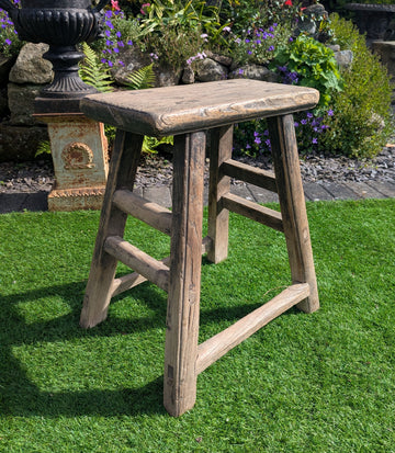 Rustic reclaimed elm wood Stool/Table Mark Ronson - Delivery Available 0310