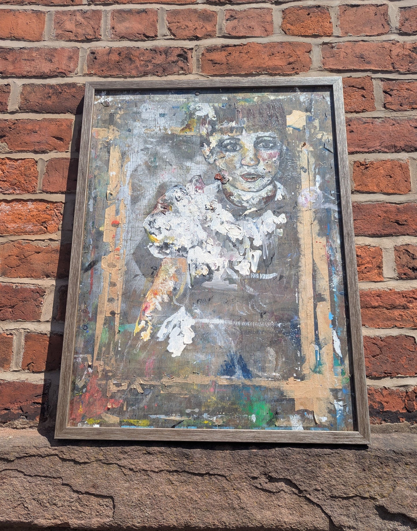 Incredible Abstract Art Oil Painting Girl - Delivery Included