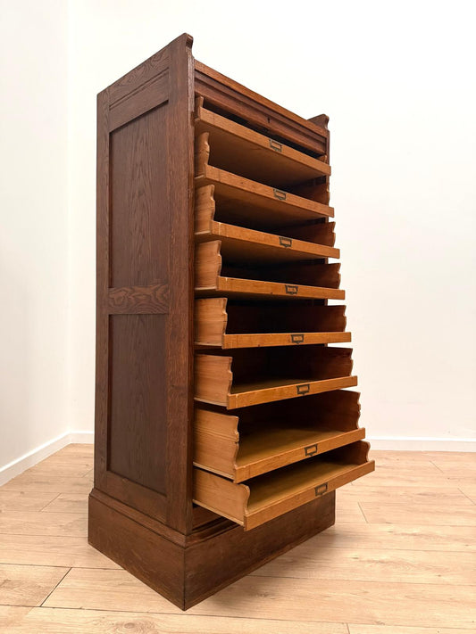 Early 20th century Vintage Tambour cabinet - Delivery Available 0130.