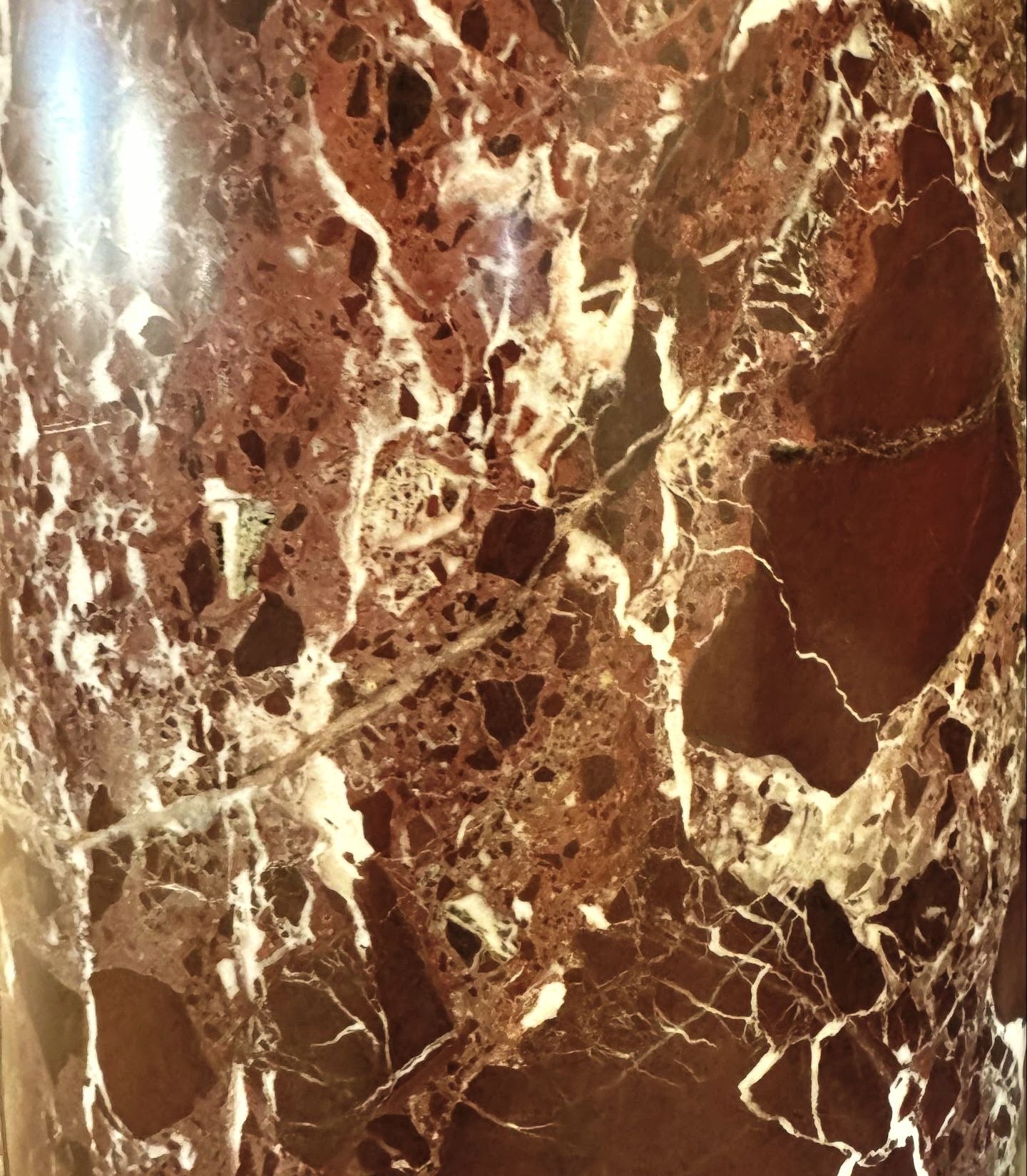 High Quality vintage Exotic Marble Grand Tour Column - Delivery Available In UK