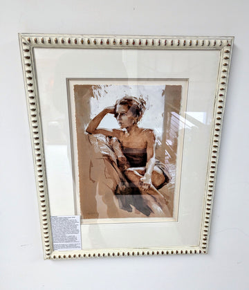 Limited edition "Etude" signed by Paul Hedley rustic paper - UK delivery included.