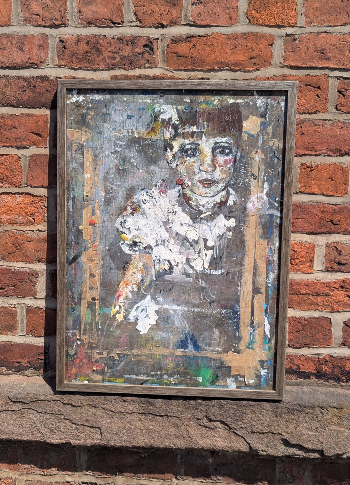 Incredible Abstract Art Oil Painting Girl - Delivery Included