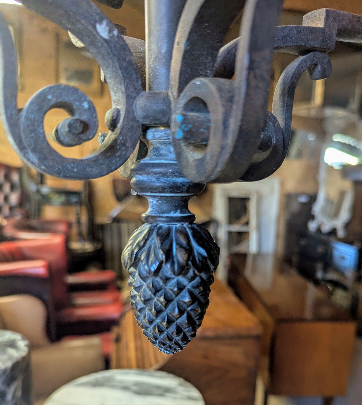 19th Century French Bronze Lantern Lamp - UK Delivery Available