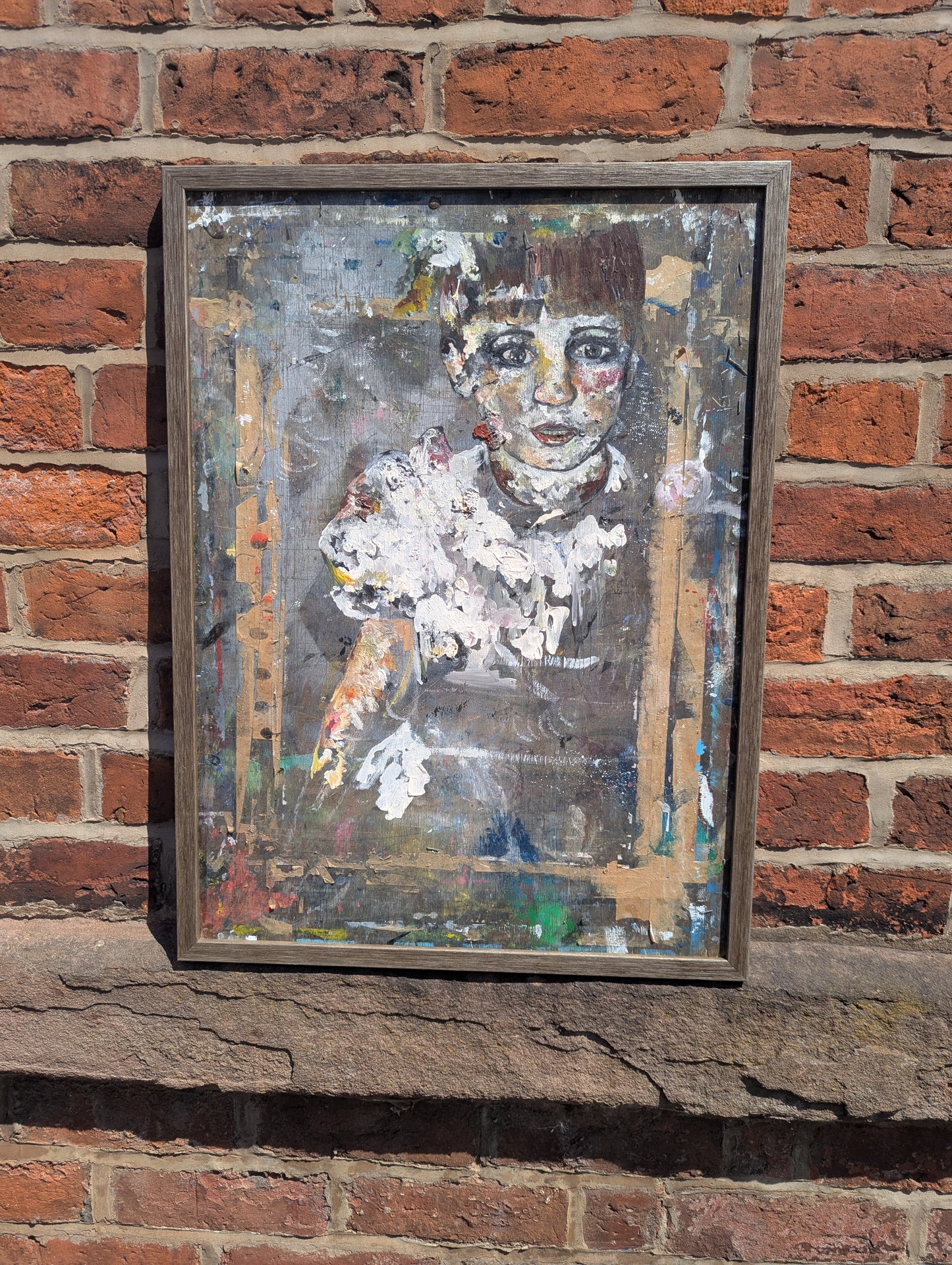 Incredible Abstract Art Oil Painting Girl - Delivery Included