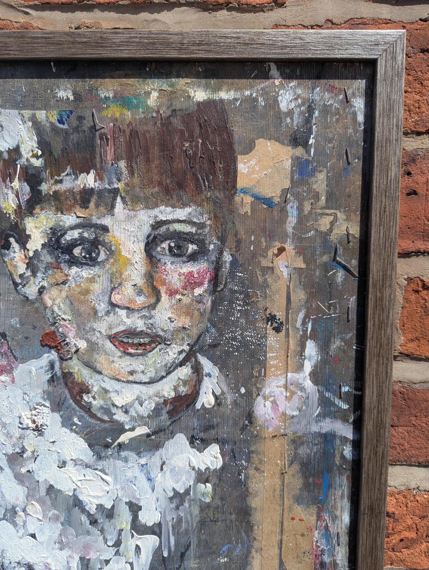Incredible Abstract Art Oil Painting Girl - Delivery Included