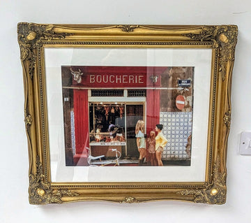 Saint-Tropez Boucherie' by Slim Aarons Open Edition - Delivery available.