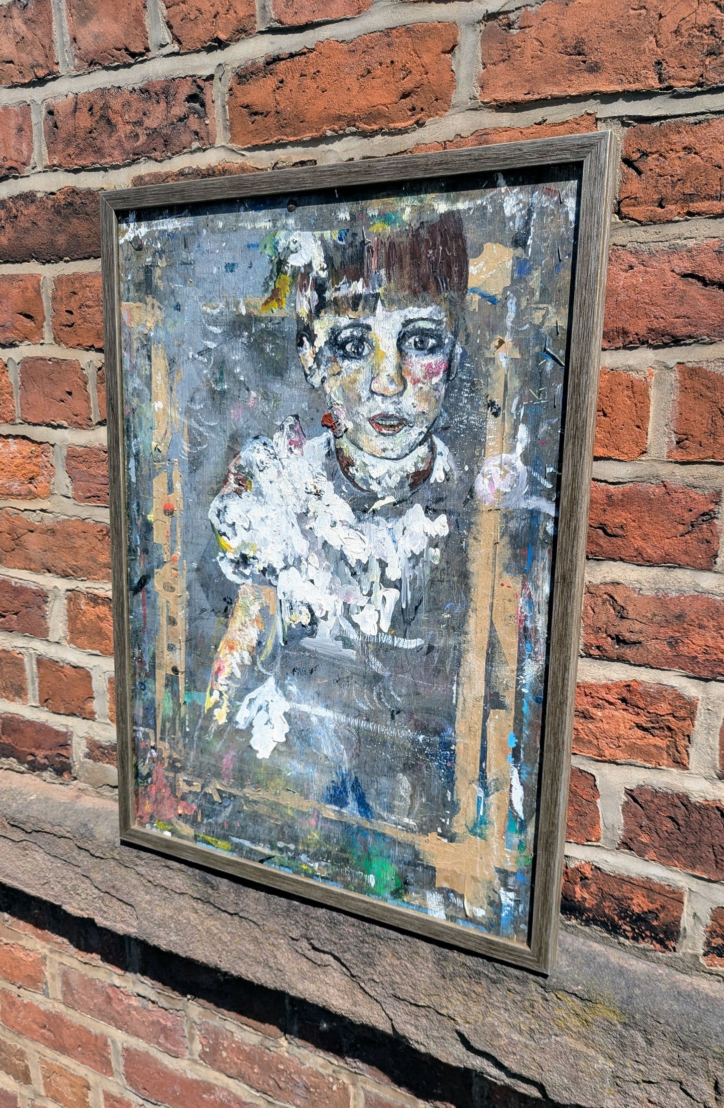 Incredible Abstract Art Oil Painting Girl - Delivery Included