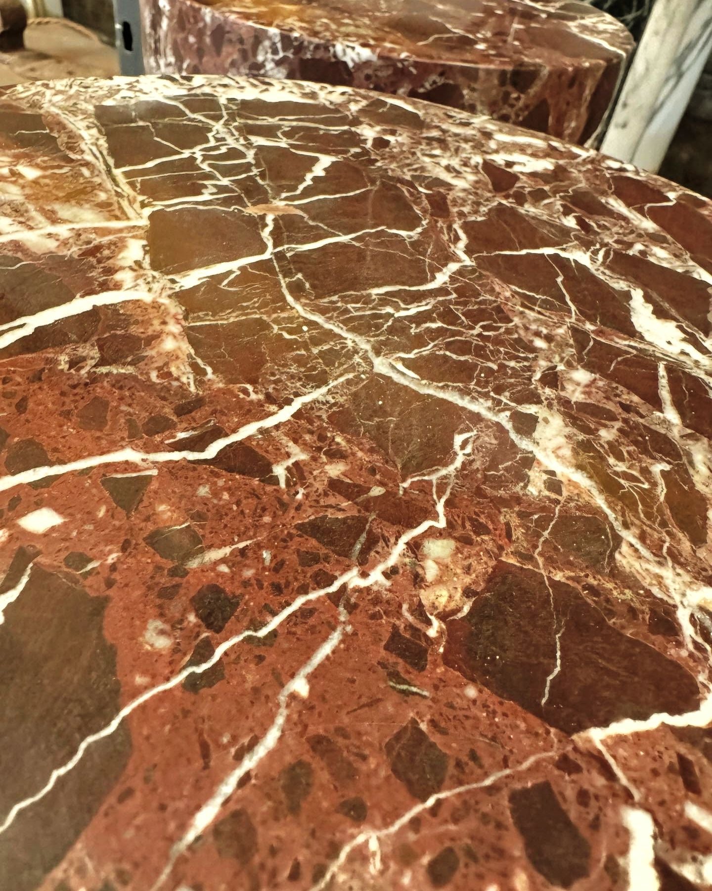High Quality vintage Exotic Marble Grand Tour Column - Delivery Available In UK