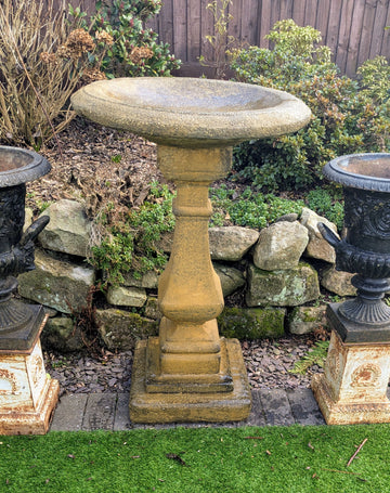 Hampton bird bath garden ornament - Delivery available.