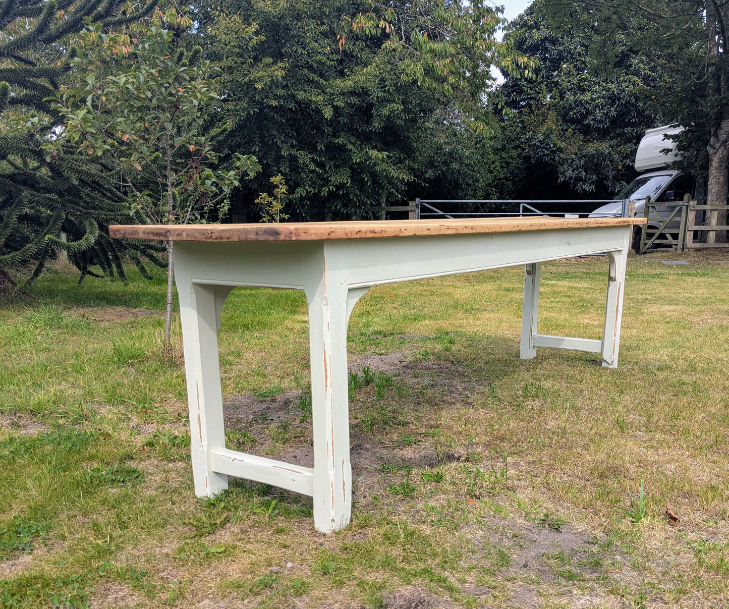 Fantastic Vintage Large Rustic French Dining /Console Table - UK Delivery Included