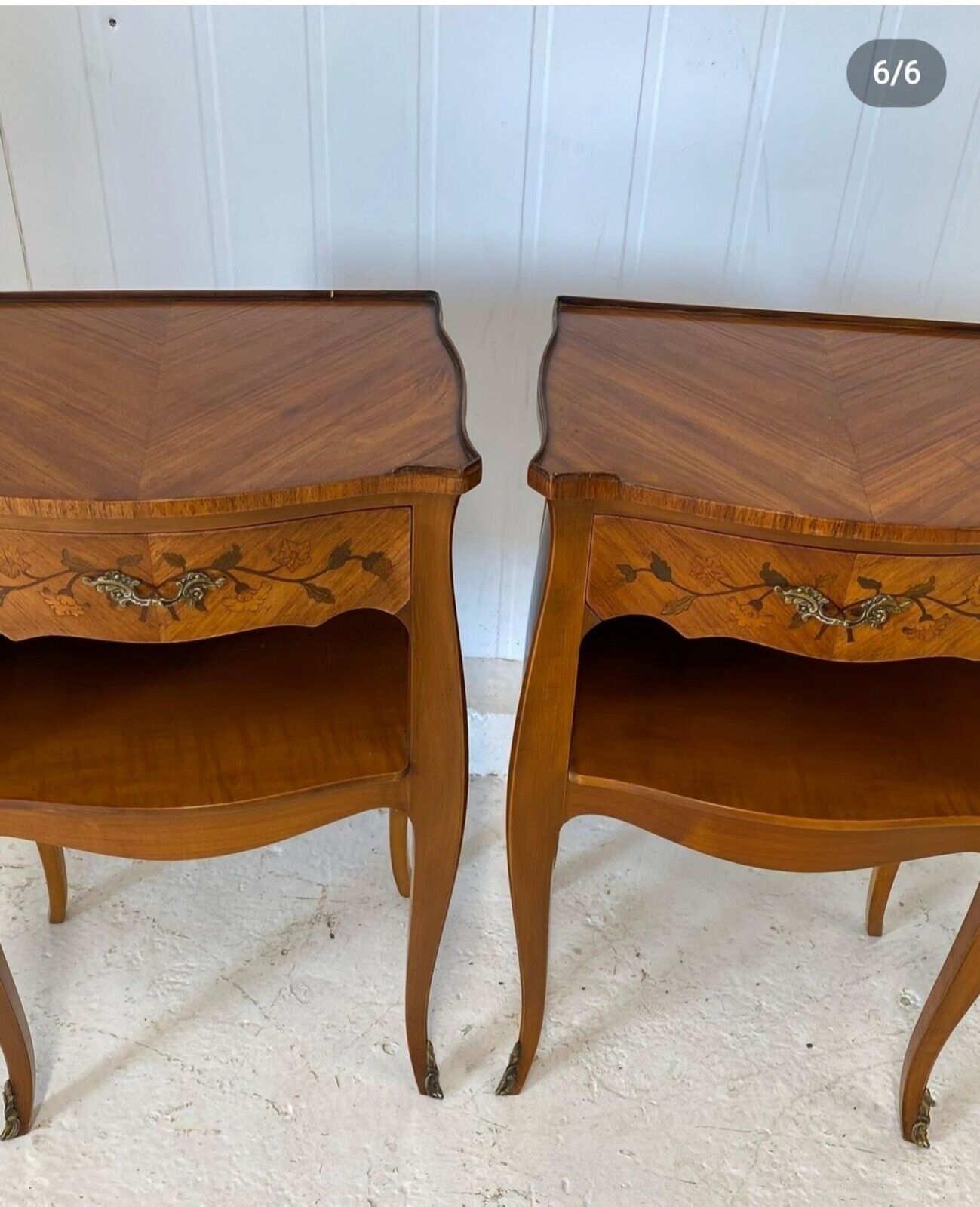 Antique FRENCH MARQUETRY SIDE TABLE