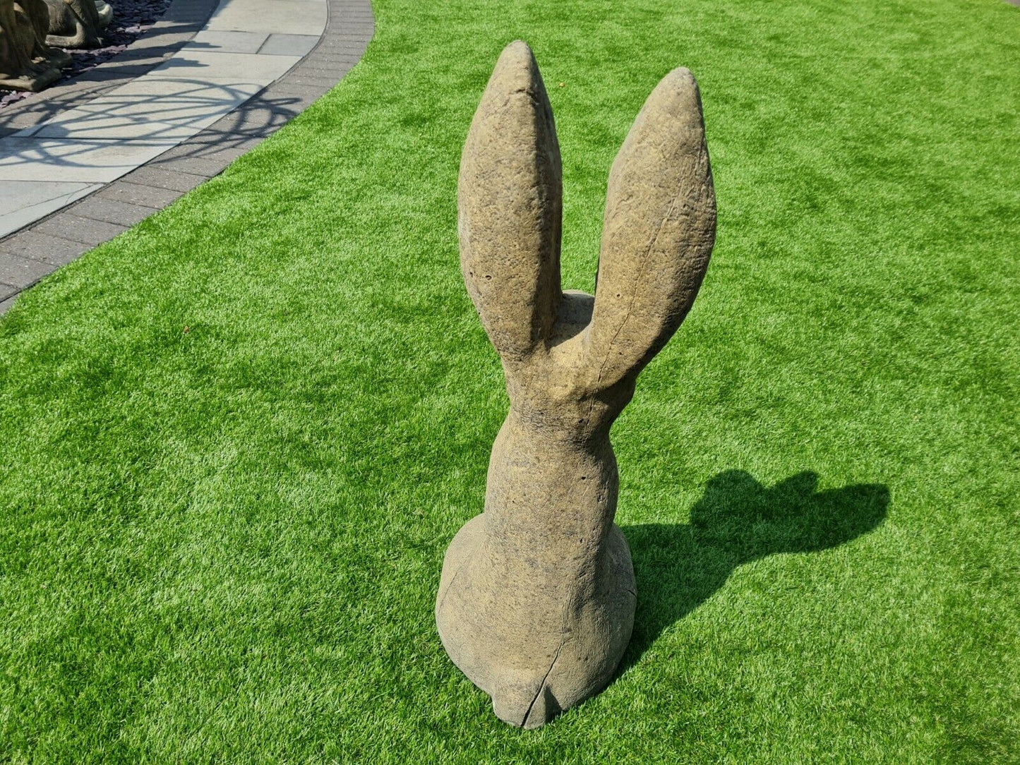 English stone Hare garden ornament - Free UK Delivery