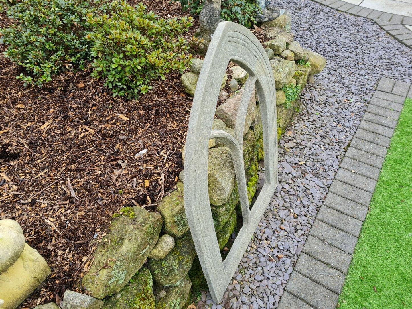 English Stone Church Arch Window Frame