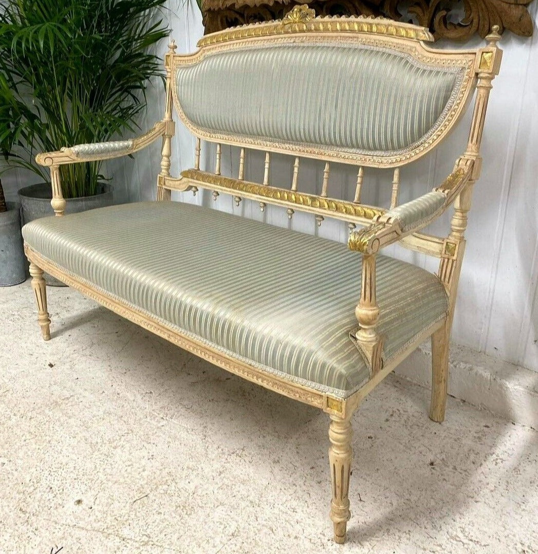 Late 19th century Guilded French Sofa
