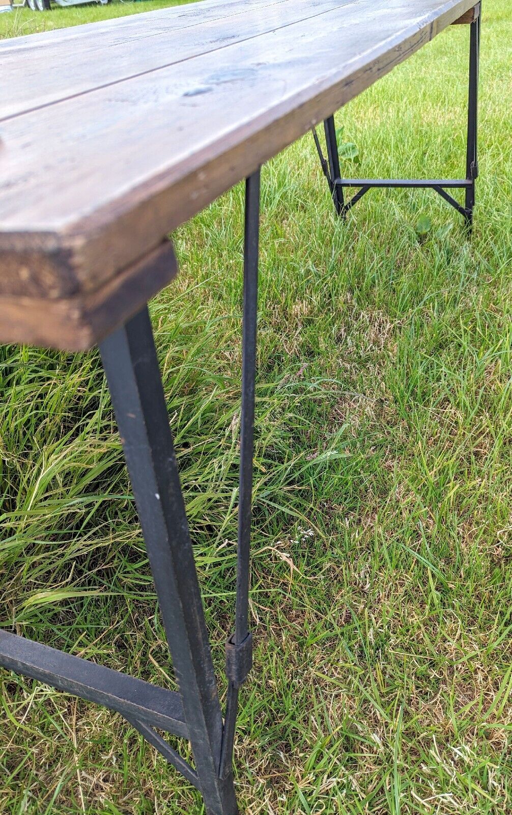 VINTAGE FOLDING ANTIQUE SUNDAY SCHOOL TABLE