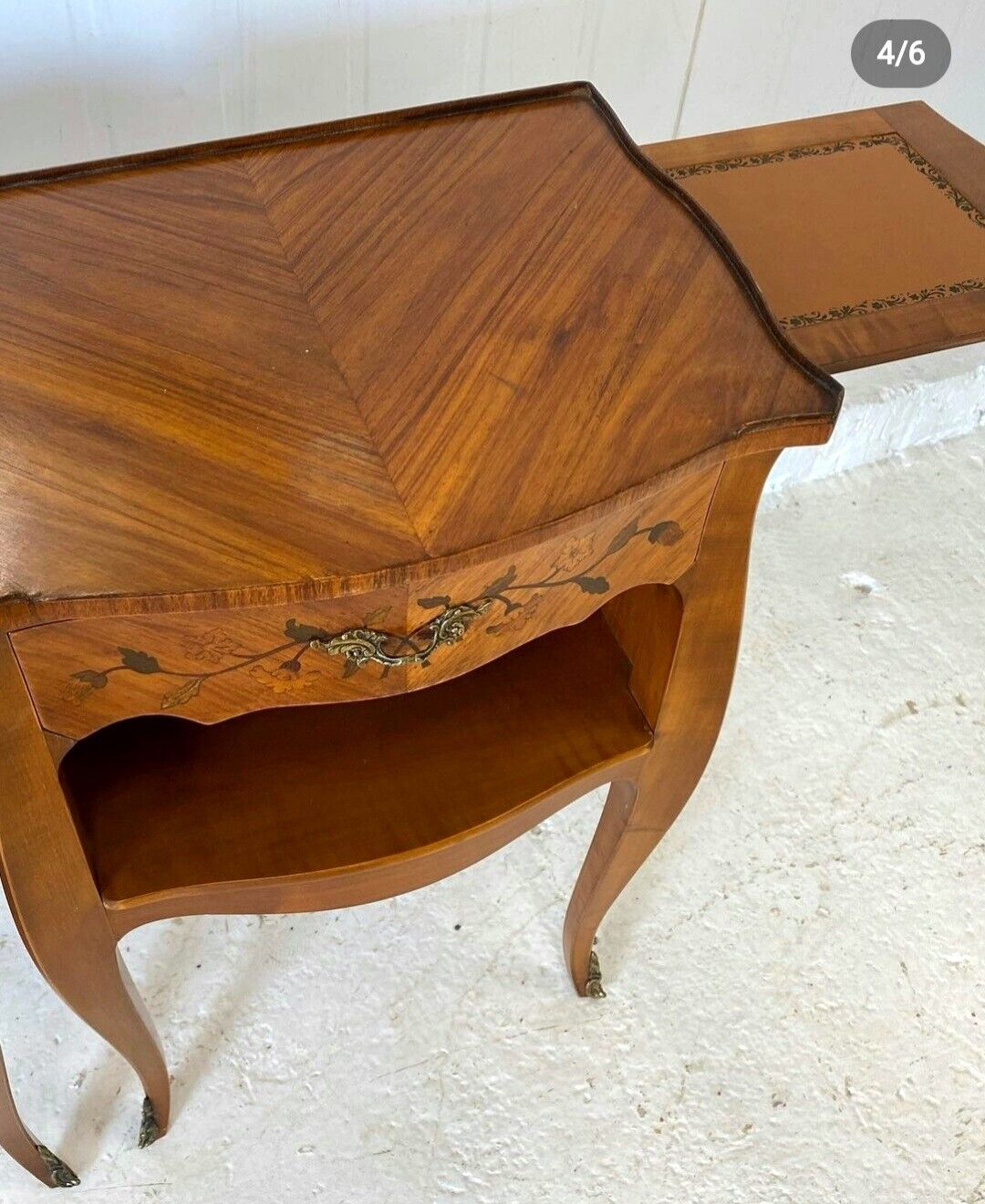 Antique FRENCH MARQUETRY SIDE TABLE