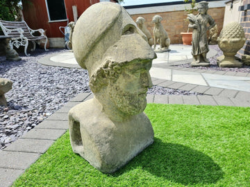 English Stone Pericles Ancient Greek Statesman Garden Ornament - Delivery available 0195.
