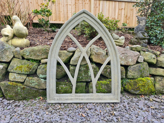 Exeton church window garden ornament English stone