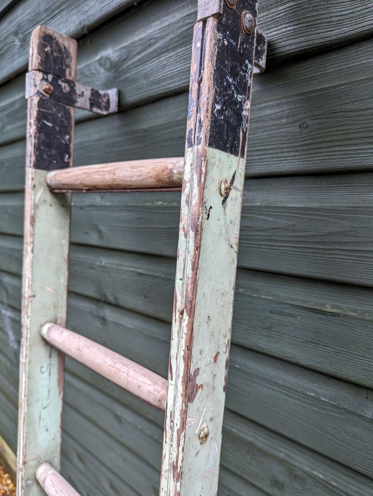 Vintage FRENCH LADDER CIRCA 1950s - Free UK Delivery