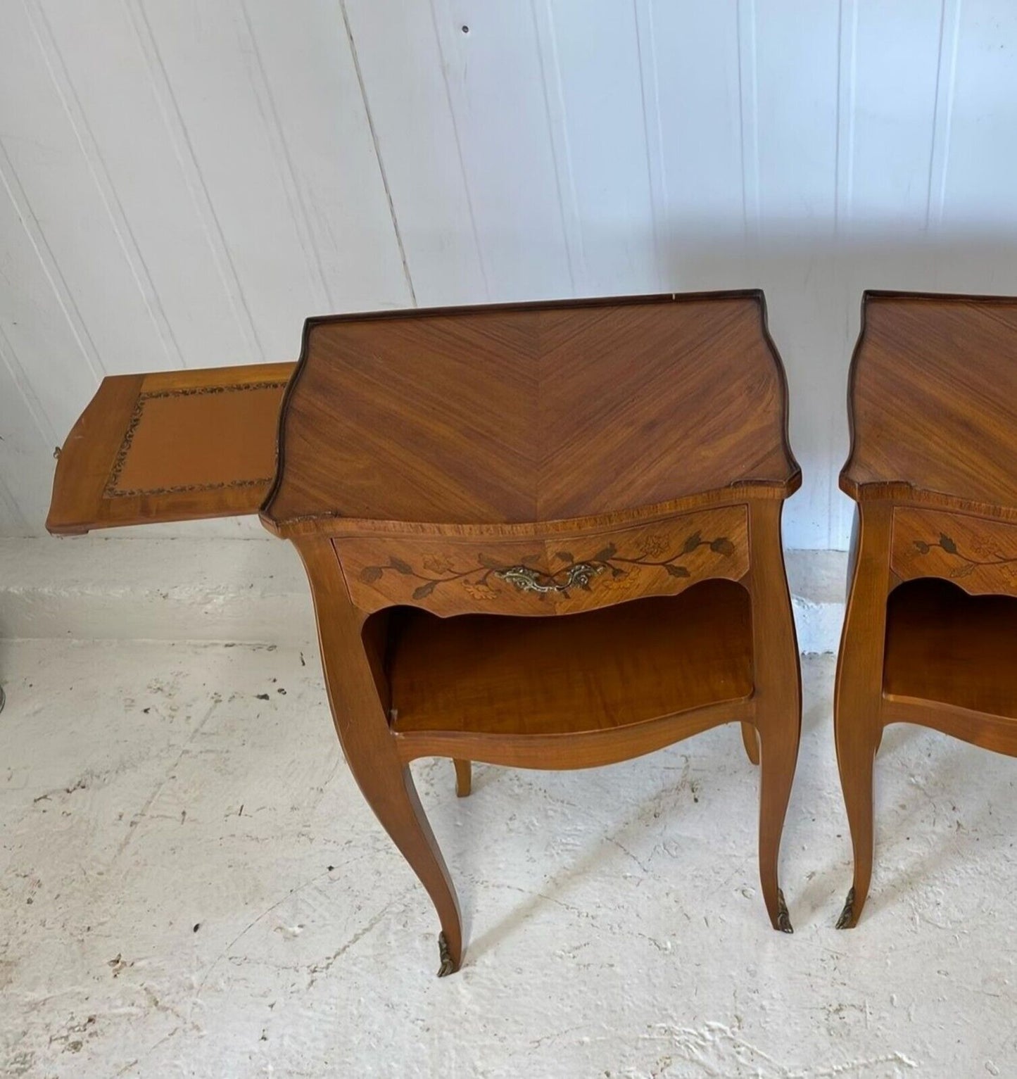 Antique FRENCH MARQUETRY SIDE TABLE