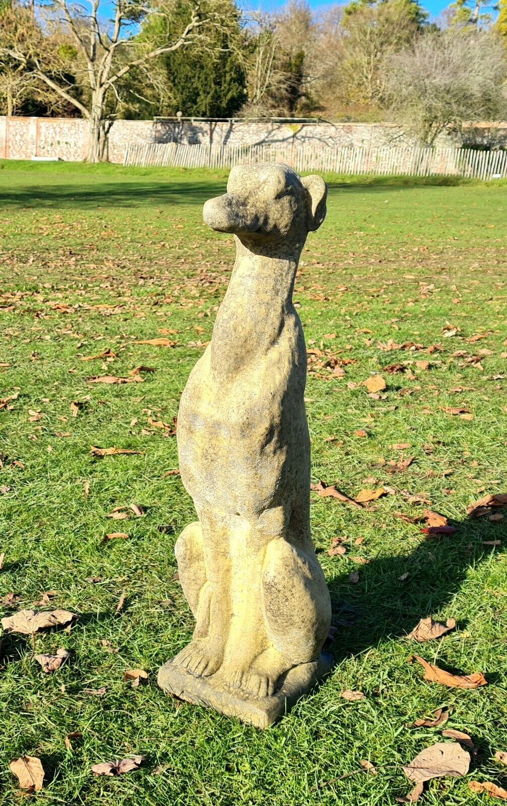 Greyhound English Stone garden ornament