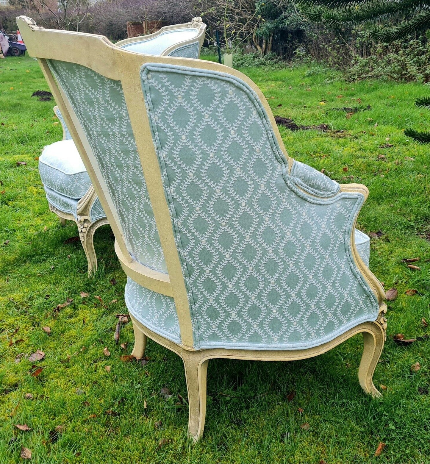 FRENCH REGENCY BEGERE LOUIS XV STYLE CHAIRS