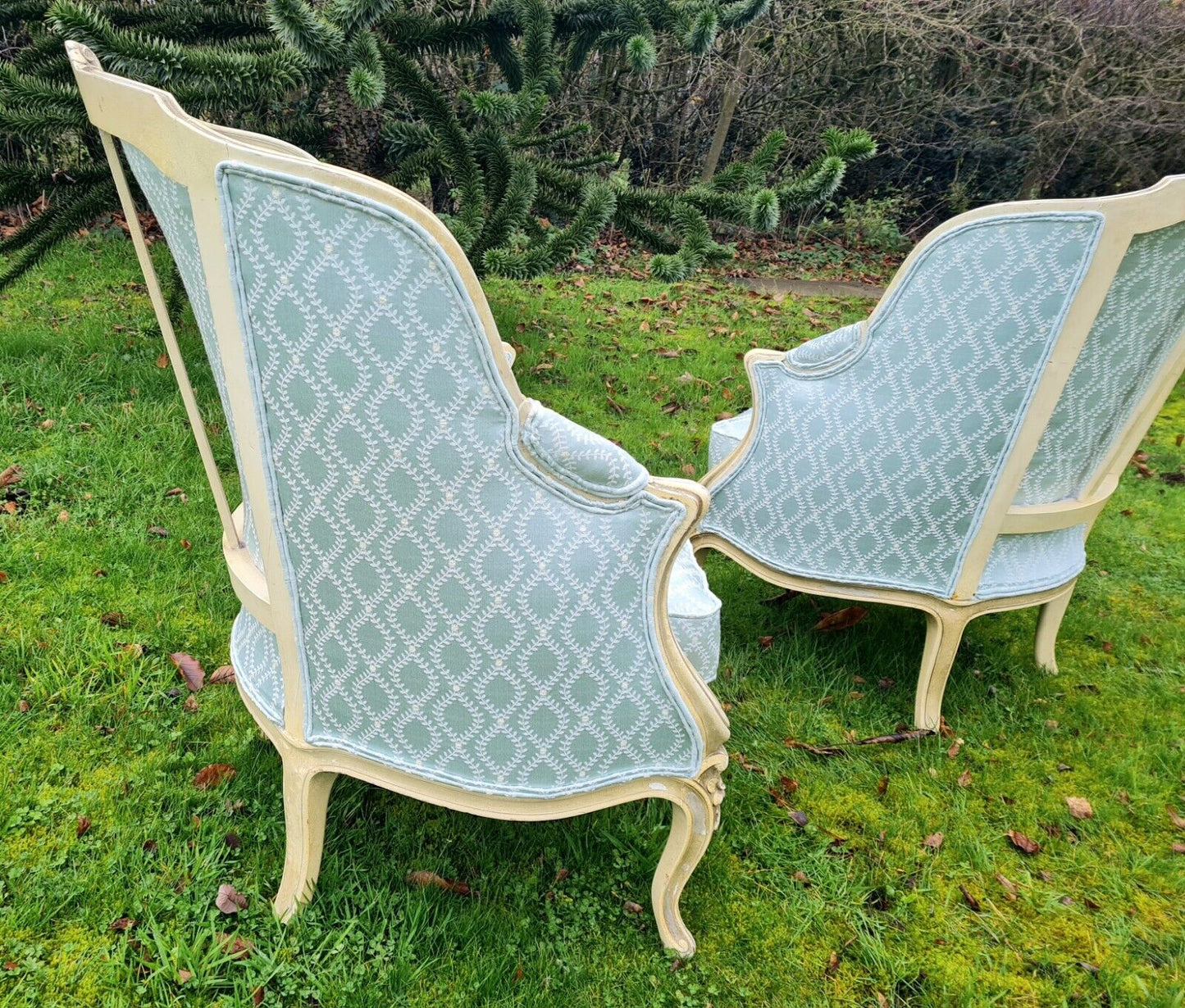 FRENCH REGENCY BEGERE LOUIS XV STYLE CHAIRS