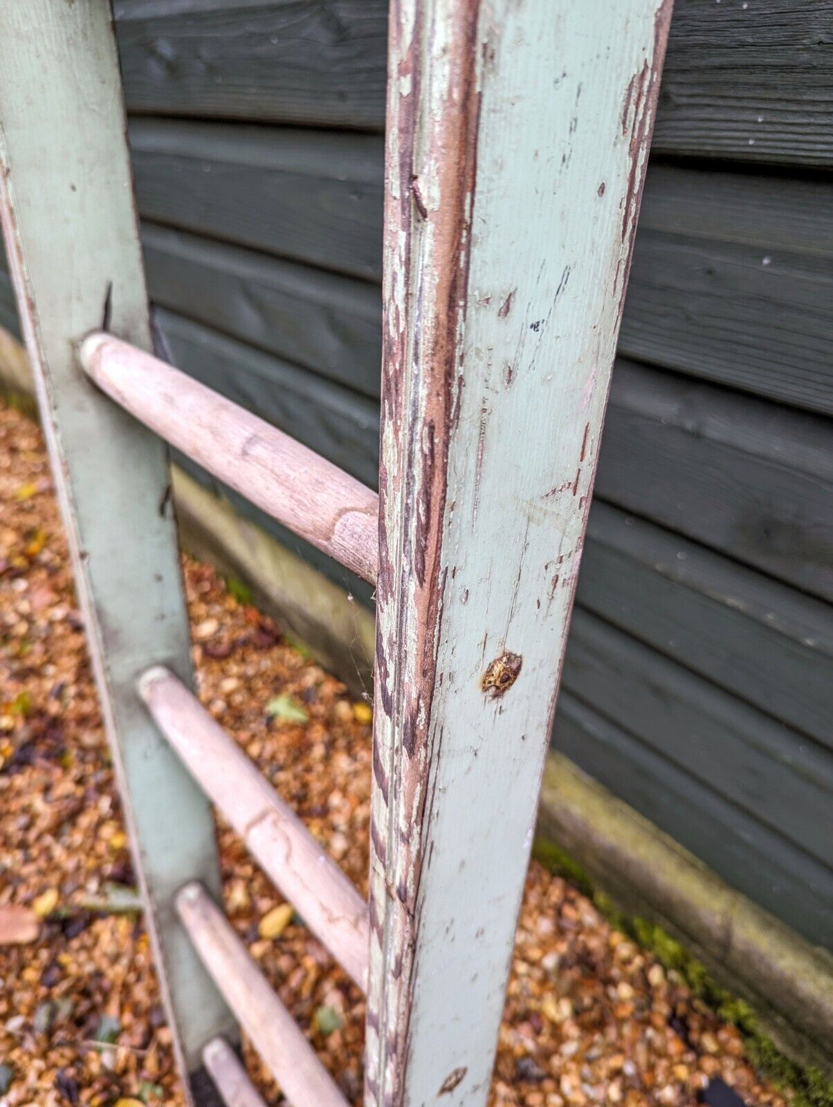 Vintage FRENCH LADDER CIRCA 1950s - Free UK Delivery