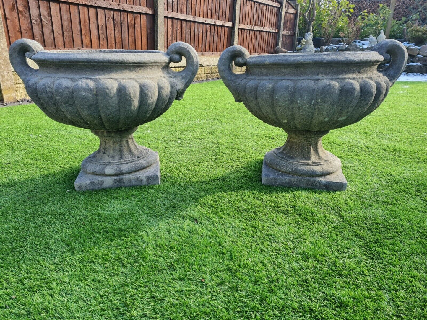 English Stone Garden Urns/Planters