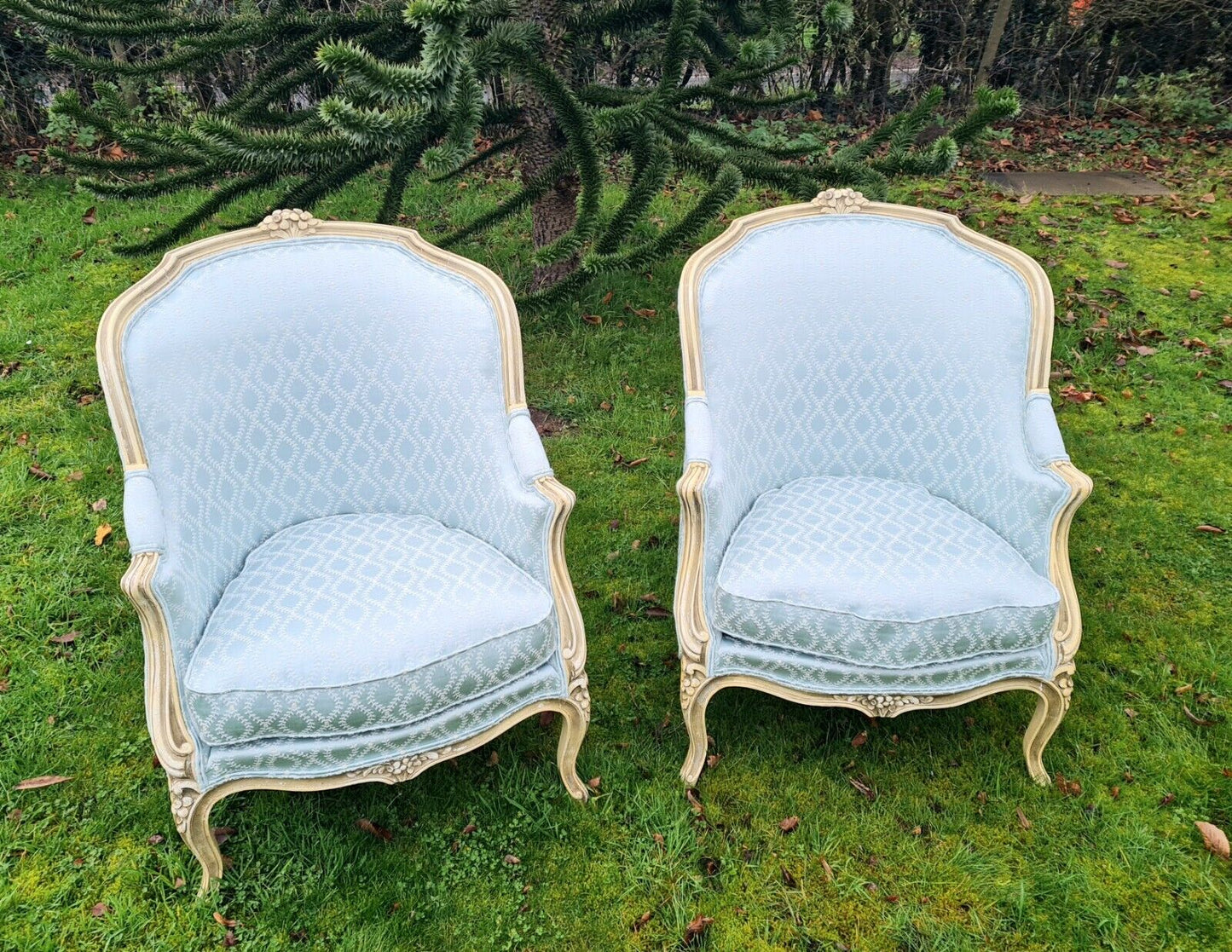 FRENCH REGENCY BEGERE LOUIS XV STYLE CHAIRS