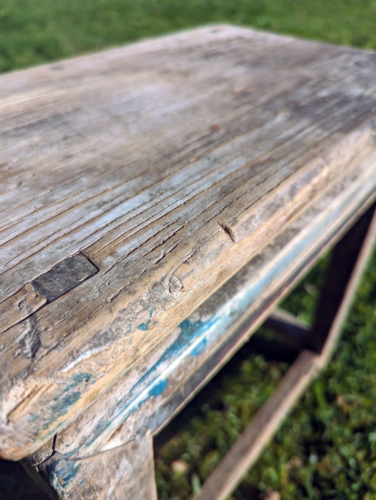 RECLAIMED ELM STOOL/SIDE TABLE - MADONNA