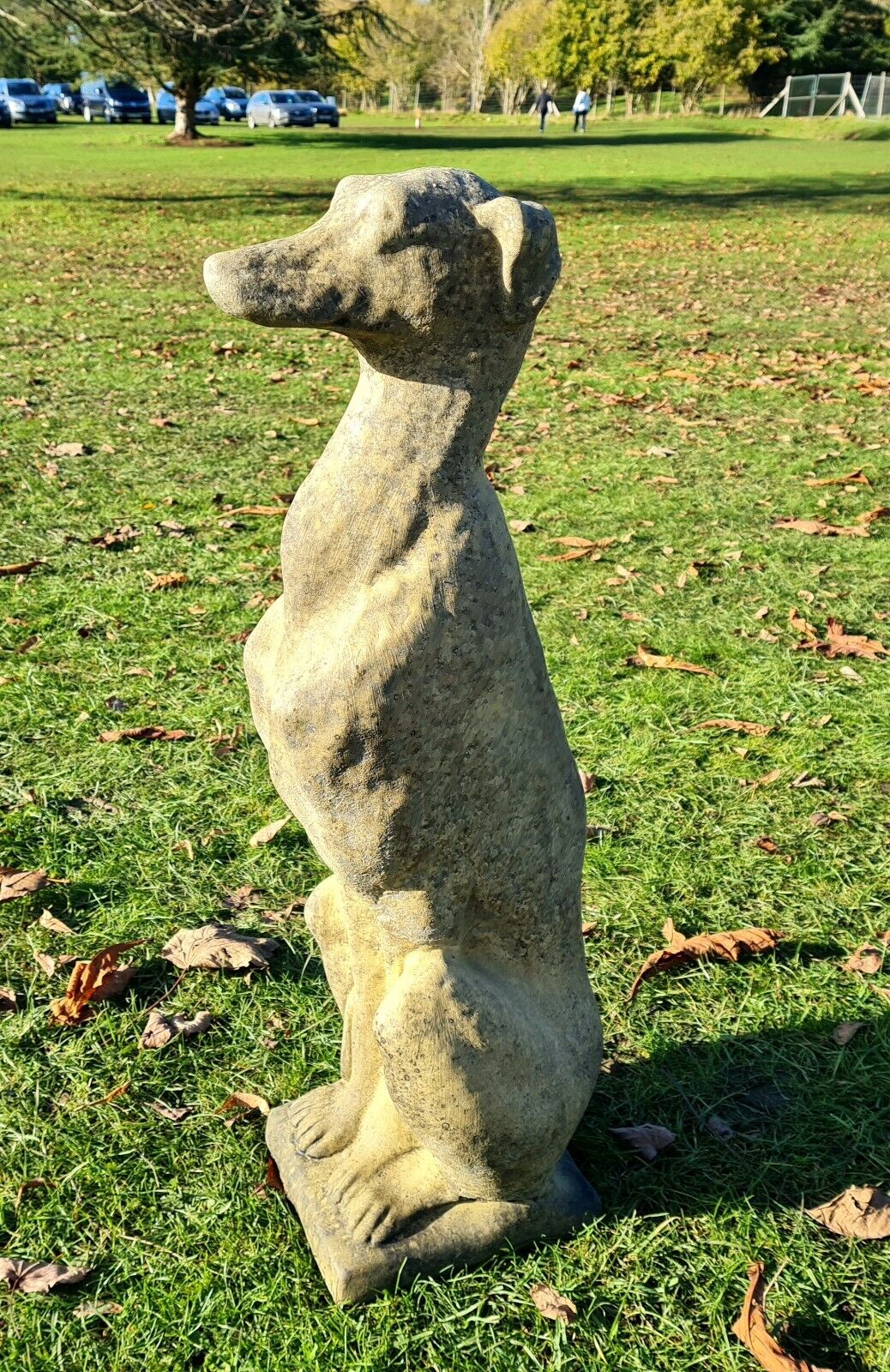 Greyhound English Stone garden ornament