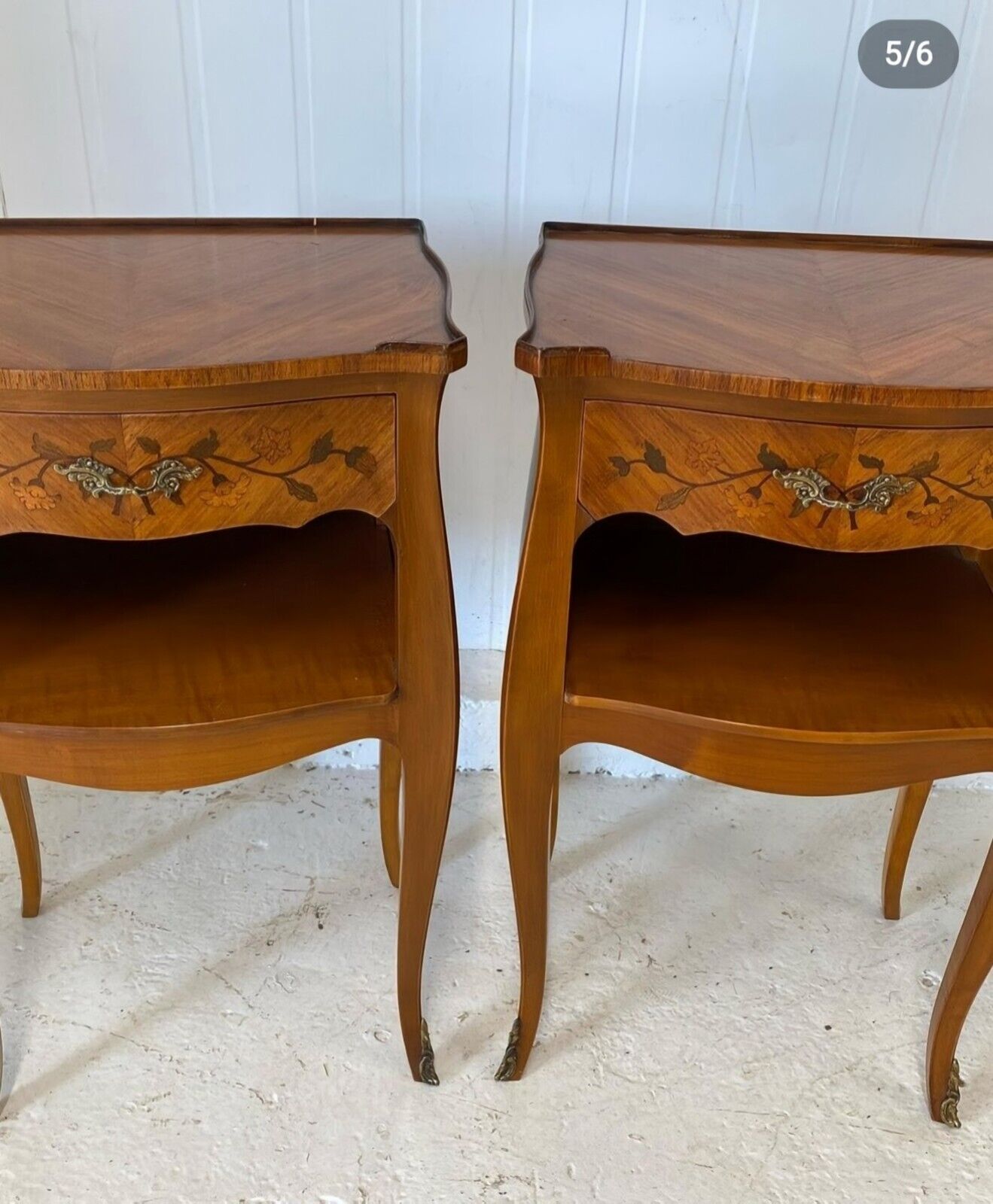 Antique FRENCH MARQUETRY SIDE TABLE