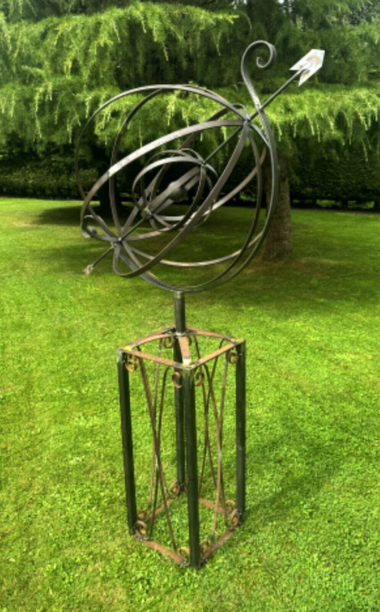Armilary sphere & stand blacksmith made in England