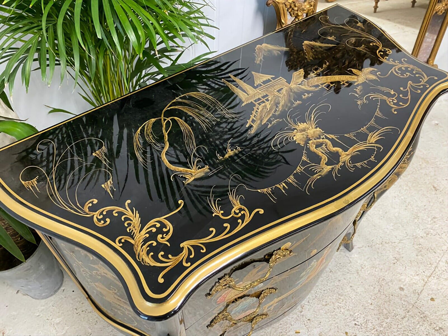 Antique Hand Painted Chinese Chest