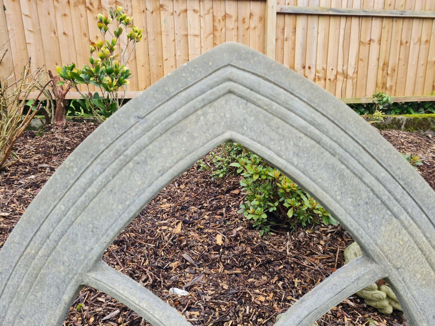 English Stone Church Arch Window Frame