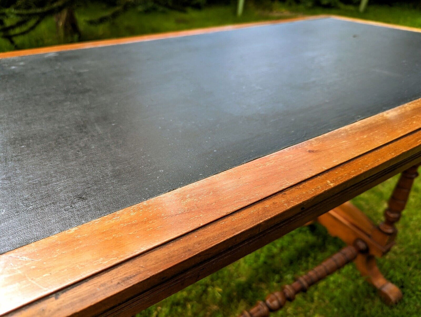 Antique Victorian walnut dining table