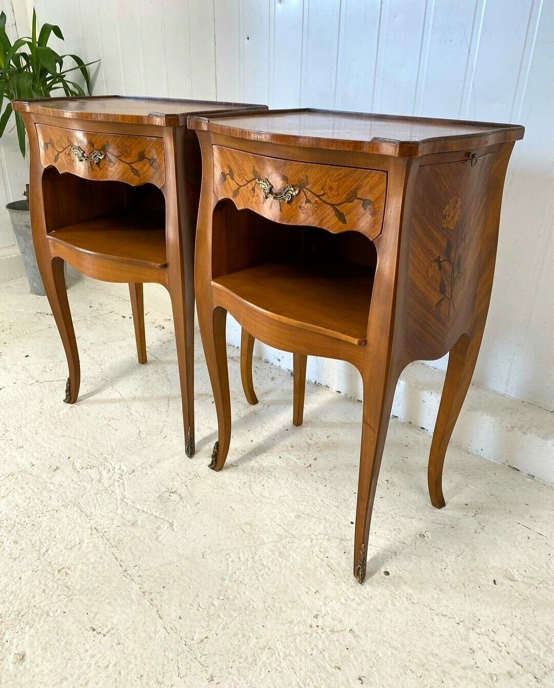 Antique FRENCH MARQUETRY SIDE TABLE