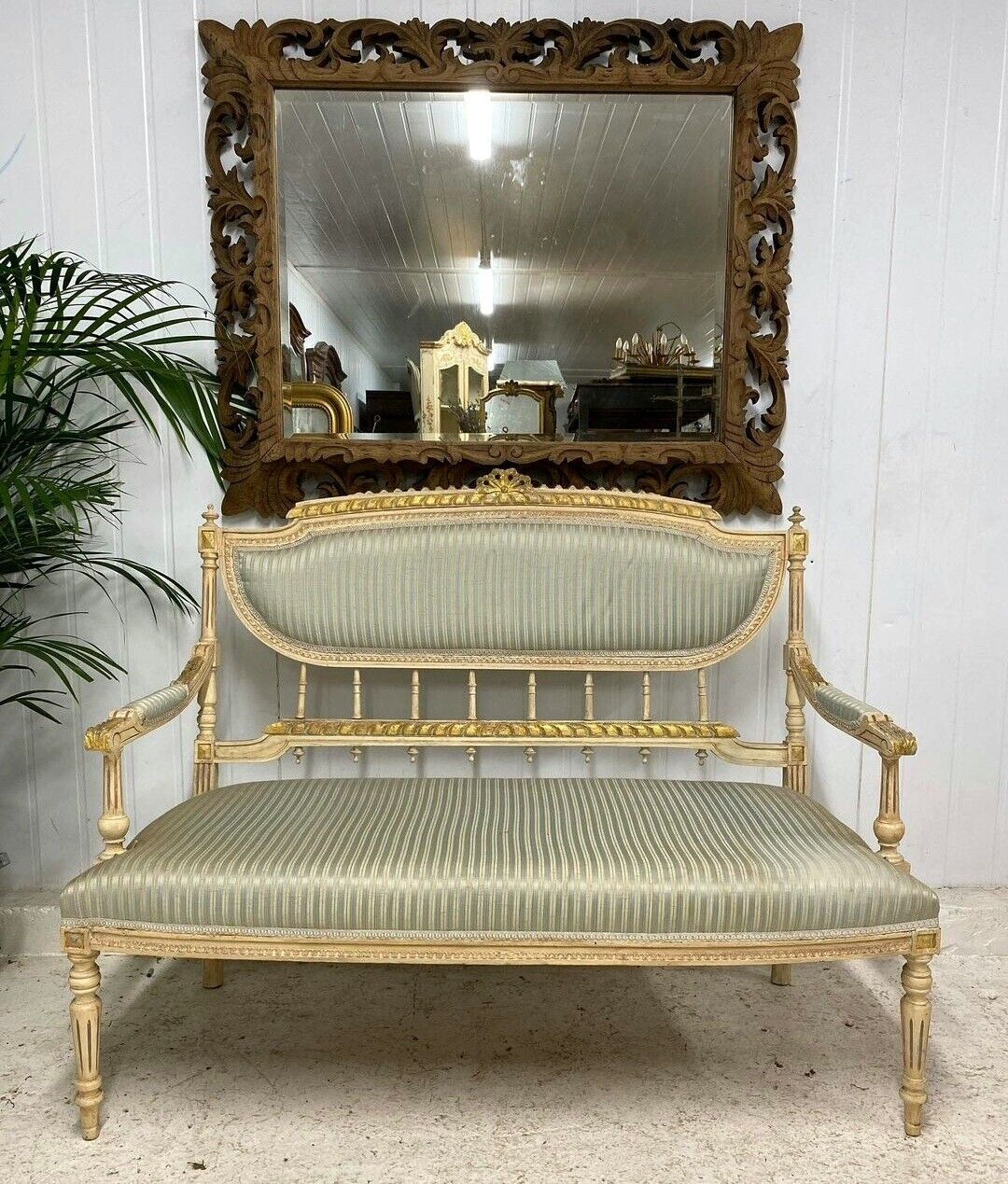 Late 19th century Guilded French Sofa
