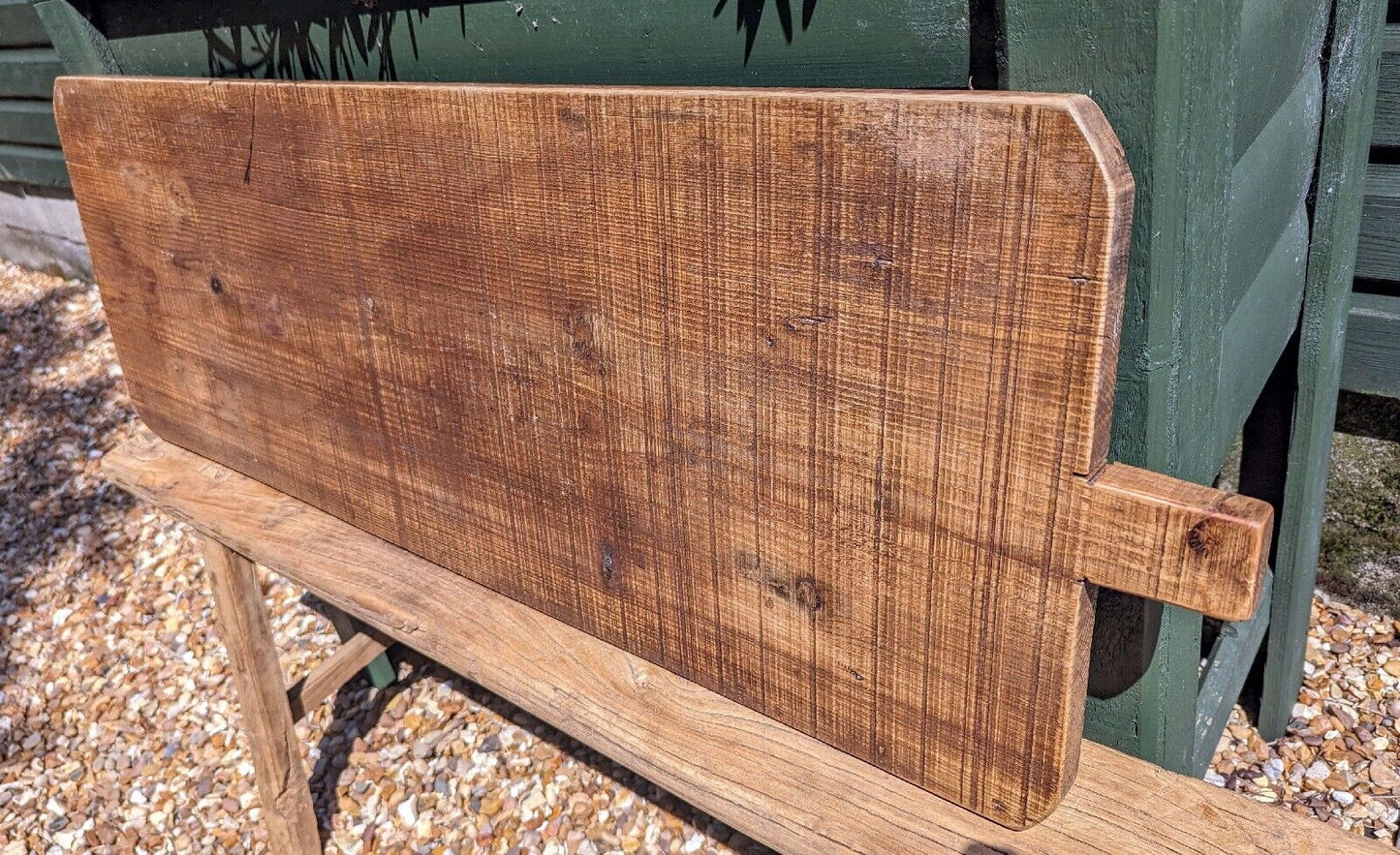 Long rustic European chopping board