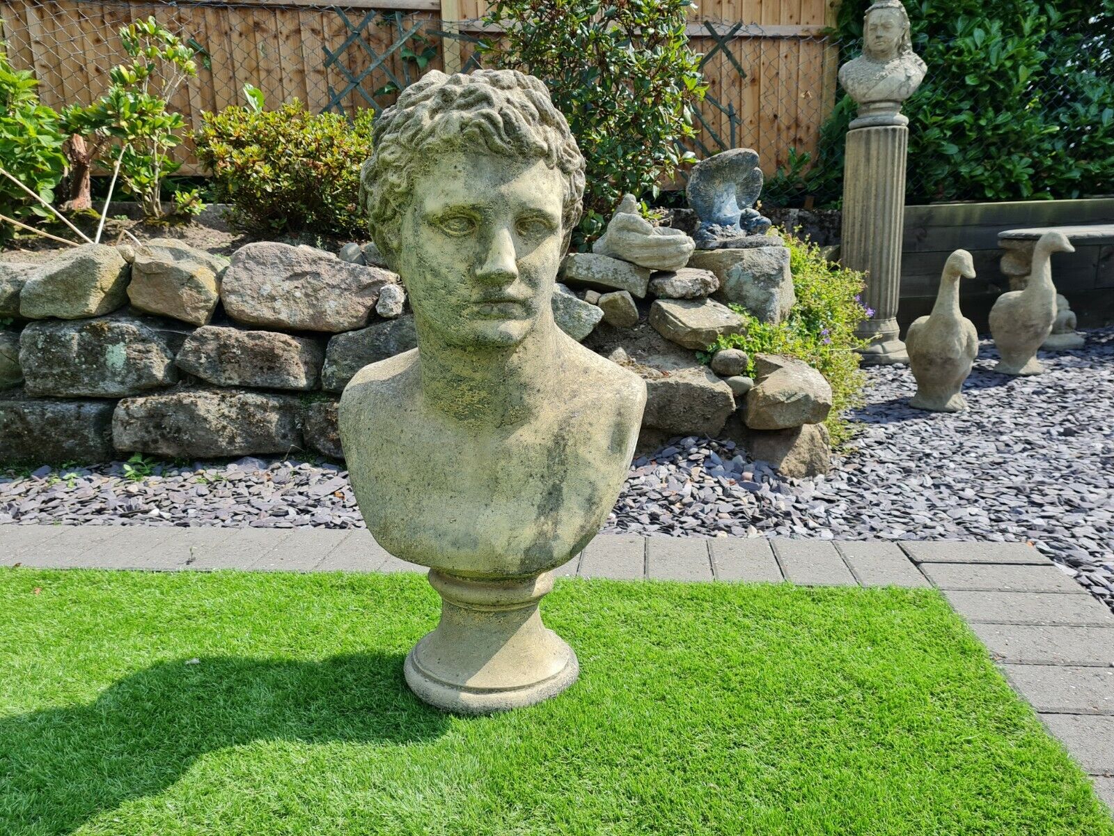 Adonis English Stone garden ornament - Free UK Delivery